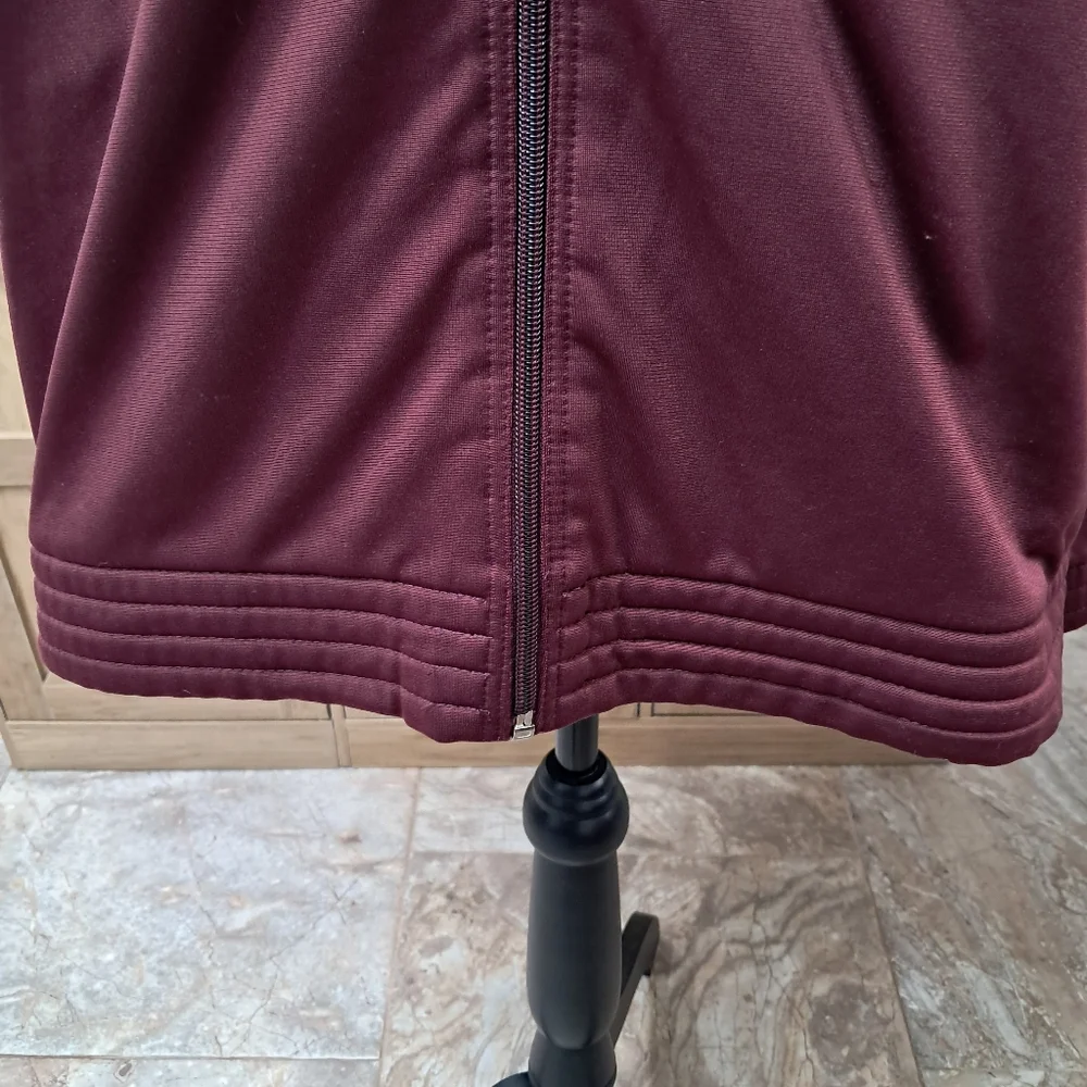 Puma TMC Nipsey Hussle T7 Full Zip Track Jacket Men’s Burgundy Gray Athleisure